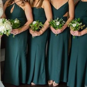 AMSALE Bridesmaid Dress - Bray in Hunter